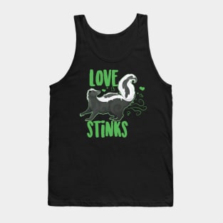 Love Stinks Cute Skunk Tank Top